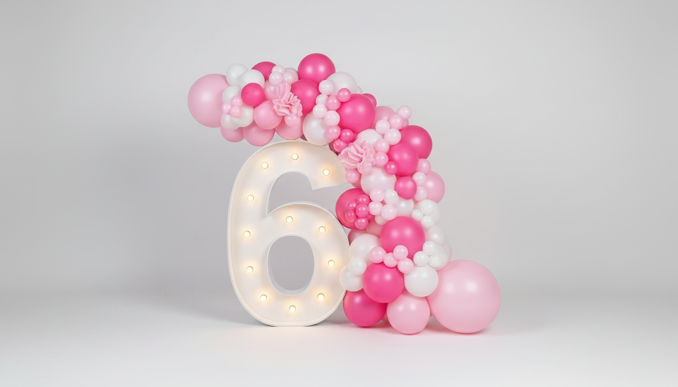 Marquee Demi Arch balloon design