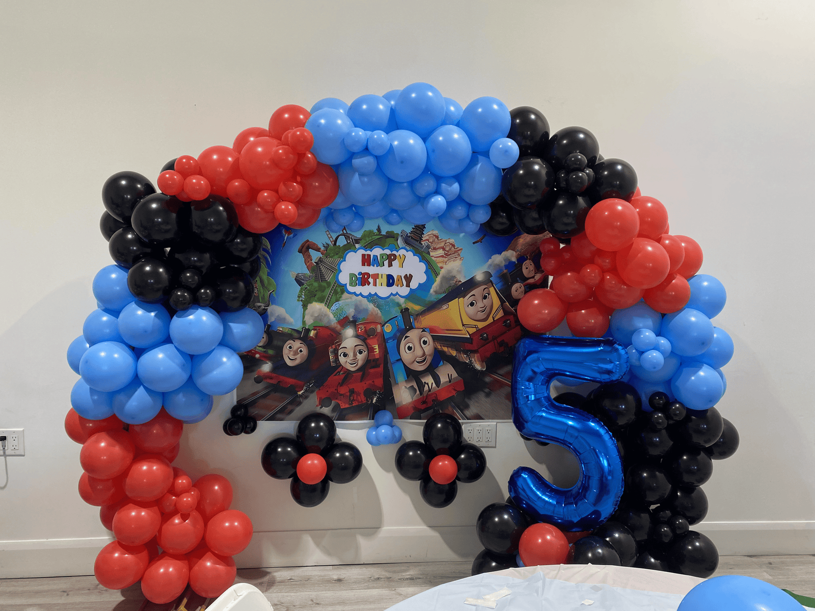 Birthday balloon styling